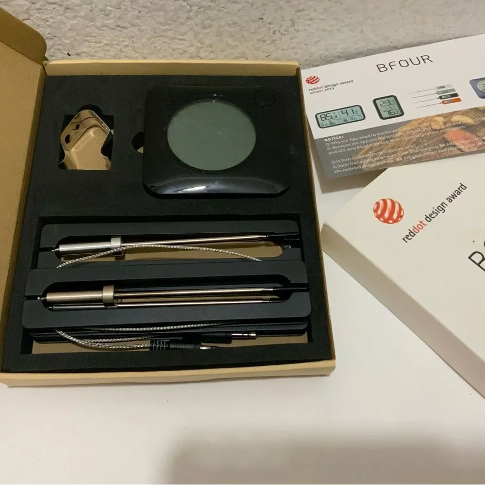 Brand New BFOUR Meat Wireless Bluetooth Digital Meat Thermometer